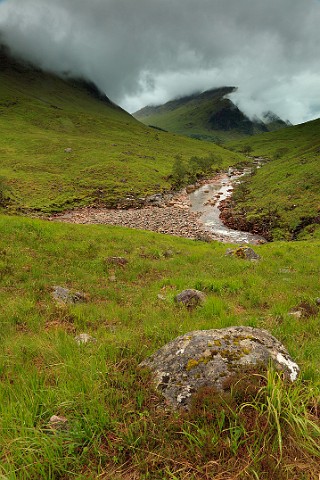 Landschaft River Etive